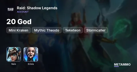 Mini Kraken | 20 God | Mythic Theodo | Nais | Krixia | Teketeon | Stormcaller