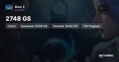 Cleric | 2748 GS | Assassin 2009 GS + Templar 2040 GS | TW Fregion