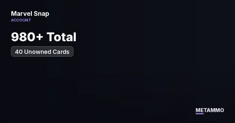 980+ Total | 40 Unowned Cards | 3.
