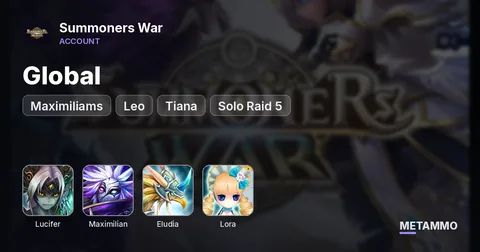 Global | Lucifer, Maximiliams, Eludia | Leo, Tiana | Solo Raid 5