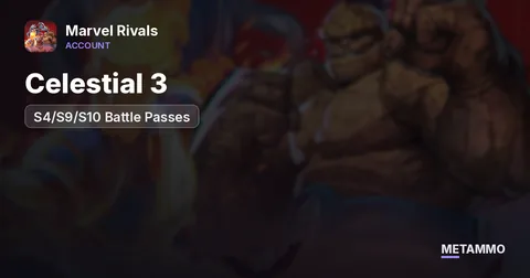 Celestial 3 | Lord Rogue | Summer Skins | High Level Tanks | S4/S9/S10 Battle Passes