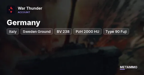 Germany + Italy + Sweden Ground | Konigstiger, BV 238, PzH 2000 HU, Type 90 Fuji | KV-8, Merkava Mk.3, FIROS 6 Event