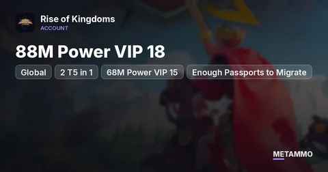 Global | 2 T5 in 1 | 88M Power VIP 18 | 68M Power VIP 15 | Enough Passports to Migrate