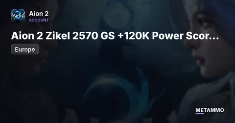 Aion 2 EU Zikel 2570 GS +120K Power Score Sorcerer