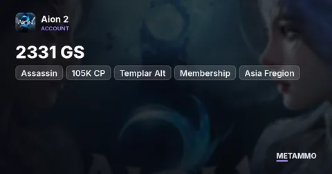 Assassin | 2331 GS | 105K CP | Templar Alt | Membership | Asia Fregion