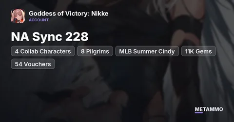 NA Sync 228 | 4 Collab Characters | 8 Pilgrims | MLB Summer Cindy | 11K Gems | 54 Vouchers