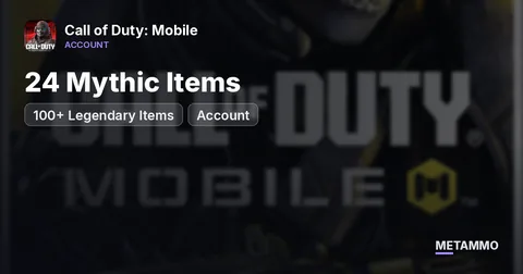 24 Mythic Items | 100+ Legendary Items | Account