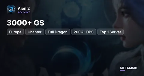 Chanter | 3000+ GS | Full Dragon | 200K+ DPS | Top 1 Server | EU