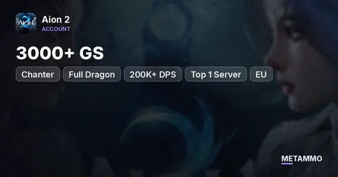 Chanter | 3000+ GS | Full Dragon | 200K+ DPS | Top 1 Server | EU