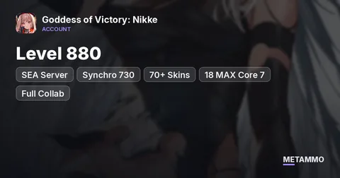 SEA Server | Level 880 | Synchro 730+ | 70+ Skins | 18 MAX Core 7 | Full Collab | Full Pilgrim | 540+ Modules