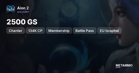 Chanter | 2500 GS | 134K CP | Membership + Battle Pass | EU Israphel