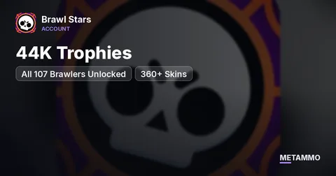 All 107 Brawlers Unlocked | 44K Trophies | 360+ Skins