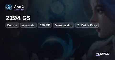Assassin | 2294 GS | 92K CP | Membership + 2x Battle Pass | EU Lumiel