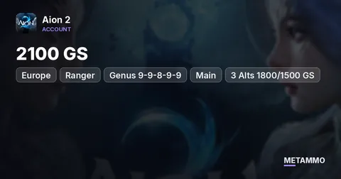 Ranger | 2100 GS | Genus 9-9-8-9-9 | Main + 3 Alts 1800/1500 GS | EU Atiel