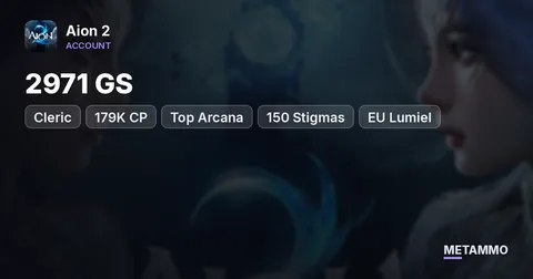 Cleric | 2971 GS | 179K CP | Top Arcana | 150 Stigmas | EU Lumiel