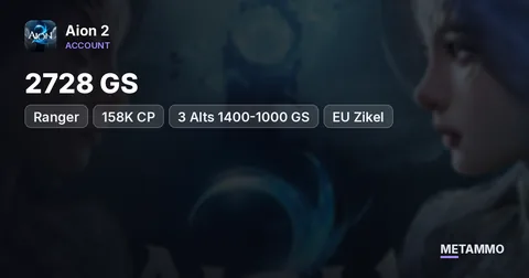 Ranger | 2728 GS | 158K CP | 3 Alts 1400-1000 GS | EU Zikel