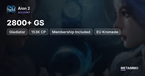 Gladiator | 2800+ GS | 153K CP | Membership Included | EU Kromede