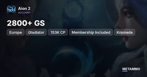 Gladiator | 2800+ GS | 153K CP | Membership Included | EU Kromede