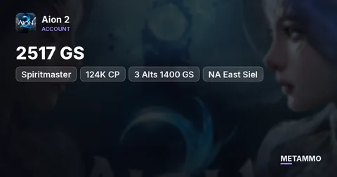 Spiritmaster | 2517 GS | 124K CP | 3 Alts 1400 GS | NA East Siel