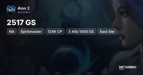 Spiritmaster | 2517 GS | 124K CP | 3 Alts 1400 GS | NA East Siel