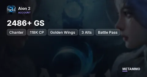 Chanter | 2486+ GS | 118K CP | Golden Wings | 3 Alts | Battle Pass | EU Kaisinel