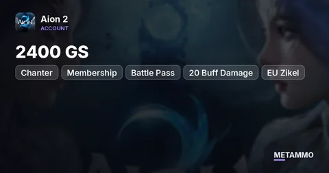 Chanter | 2400 GS | Membership + Battle Pass | 20 Buff Damage | EU Zikel