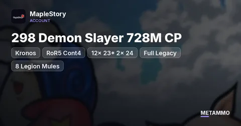 Kronos | 298 Demon Slayer 728M CP | RoR5 Cont4 | 12x 23* 2x 24* | Full Legacy | 8 Legion Mules