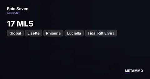 Global | 17 ML5 | Lisette + Rhianna + Luciella + Tidal Rift Elvira | Full Collab CZN | 9.5K Mystic | 300 Spd RNL