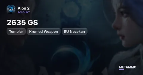 Templar | 2635 GS | Kromed Weapon | EU Nezekan