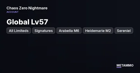 Global Lv57 | All Limiteds + Signatures | Arabella M6 | Heidemarie M2 | Sereniel | 2 Omega | 210 Pulls