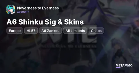Europe HL57 | A6 Zankou + A6 Shinku Sig & Skins | All Limiteds (-Chaos) | Porsche + Draco | 18M Fons