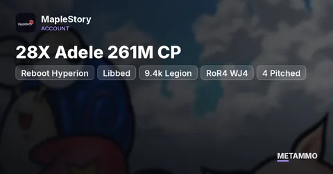 Reboot Hyperion | 28X Adele 261M CP | Libbed | 9.4k Legion | RoR4 WJ4 | 4 Pitched | 13B Mesos