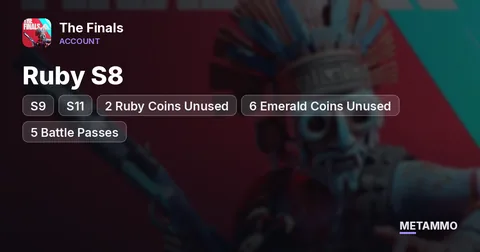 Ruby S8, S9, S11 | 2 Ruby Coins Unused | 6 Emerald Coins Unused | Major Pass | 5 Battle Passes