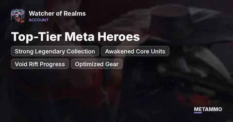 Top-Tier Meta Heroes | Strong Legendary Collection | Awakened Core Units | Void Rift Progress | Optimized Gear