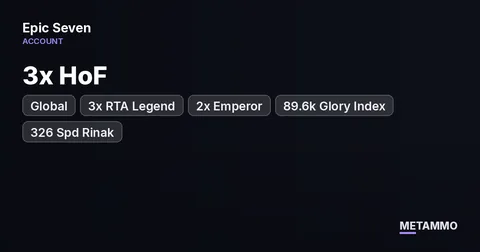 Global | 3x HoF | 3x RTA Legend | 2x Emperor | 89.6k Glory Index | 326 Spd Rinak | 20k Skystones