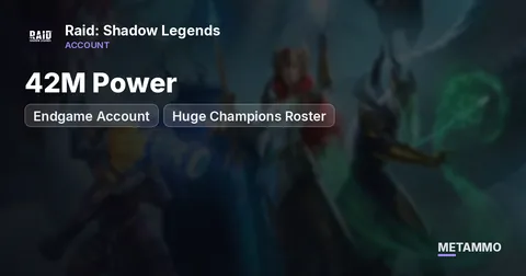 42M Power | Endgame Account | Huge Champions Roster