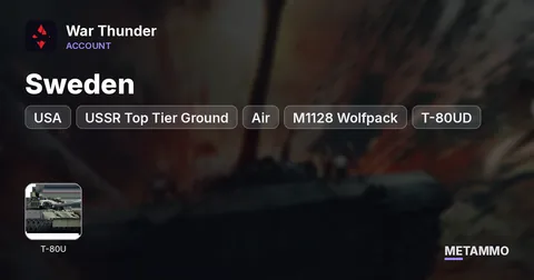 Sweden + USA + USSR Top Tier Ground + Air | M1128 Wolfpack, T-80UD, Challenger 2 OES, Harrier GR.1 | Talismans