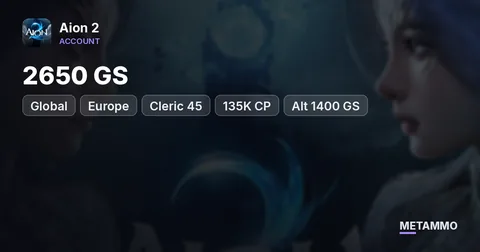Cleric 45 | 2650 GS | 135K CP | Alt 1400 GS | Global EU Zikel Asmodian
