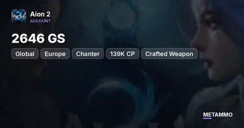 Chanter | 2646 GS | 139K CP | Crafted Weapon + Off-hand | Membership + 2x Battle Pass | Global EU Israphel Asmodian
