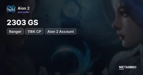 Ranger | 2303 GS | 118K CP | Aion 2 Account