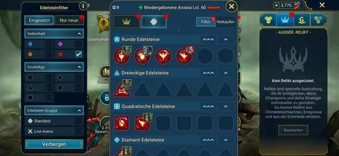 Tekteon, Sabrael, Nais, Hekaton | UNM Clan Boss 5.59B Damage - Raid: Shadow Legends account screenshot 1