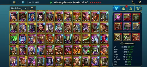 Tekteon, Sabrael, Nais, Hekaton | UNM Clan Boss 5.59B Damage - Raid: Shadow Legends account screenshot 3