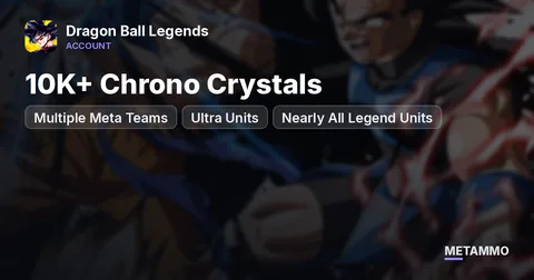 10K+ Chrono Crystals | Multiple Meta Teams | Ultra Units | Nearly All Legend Units | Bandai ID Linked