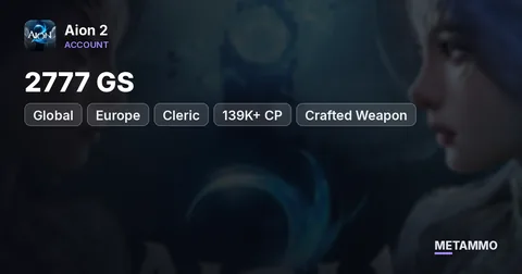 Cleric | 2777 GS | 139K+ CP | Crafted Weapon | Alts Included | Global EU Nezekan Elyos