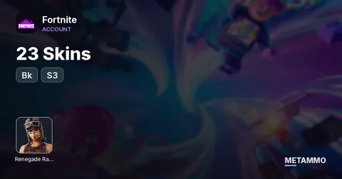 23 Skins + OG Rene + Bk + S3 + + Rare Banners