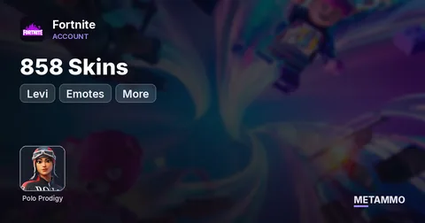 858 Skins + Polo Prodigy + Levi + Emotes + More