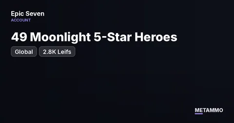 Global Server | 49 Moonlight 5-Star Heroes | Frieren, CZN, Overlord Collabs | 2.8K Leifs