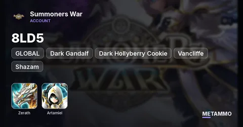 GLOBAL | 8LD5 | Dark Gandalf, Zerath, Artamiel, Dark Hollyberry Cookie, Vancliffe, Shazam