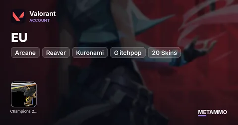 [EU] Champions 2024 | Arcane | Reaver | Kuronami | Glitchpop | 20 Skins