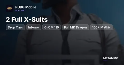 2 Full X-Suits | Drop Cars | Inferno | 6-X M416 | Full MK Dragon | 100+ Mythic | 30+ Kill Chats | Conqueror